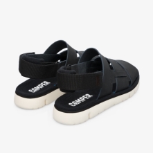 Camper Oruga Sandals Black - Mens Singapore FDSEMQ-031